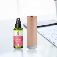 STEM Mini 攜帶型香氛機 -玫瑰金 頂級精油組